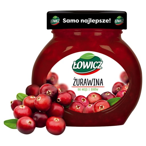 Brusnice k mäsu a syru Łowicz 230 g