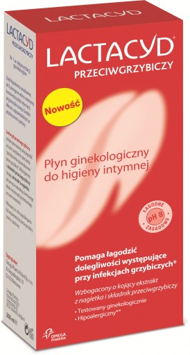 Gynekologický fluid proti teplu na intímnu hygienu