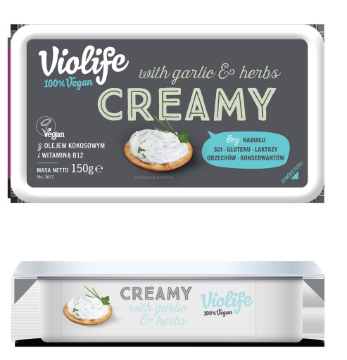 Krém Violife s bylinkami a cesnakom 150G