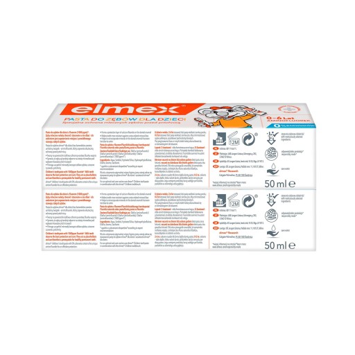 ELMEX Zubná pasta pre deti 0-6 rokov DUOPACK - 2x50 ml