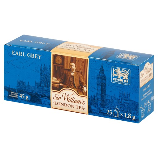 Sir Williams čierny čaj Earl Grey 25x1,8g