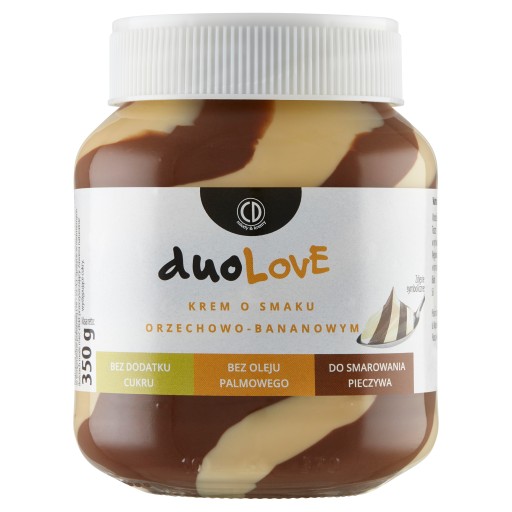 CD LOVE DUO krém s orechovo-banánovou príchuťou 350g (bez pridaného cukru a bez