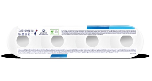 ZAMATOVÝ PAPIER 8 ks ples, 3 VRST., BIELY