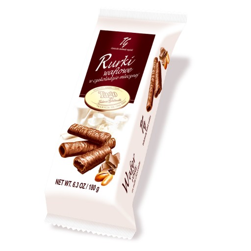 Tago oblátkové trubičky v mliečnej čokoláde 180g