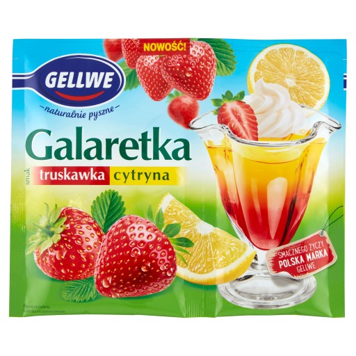GELLWE DUO ŽELÉ JAHODA CITRÓN 75G