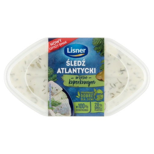 ATLANTICKÝ SLEDE V KORPREJ OMÁČKE 280g LISNER