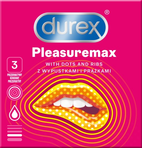 DUREX Pleasuremax kondómy 3 ks