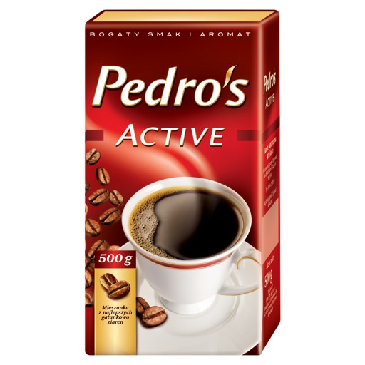 Pedros Active mletá káva 500g