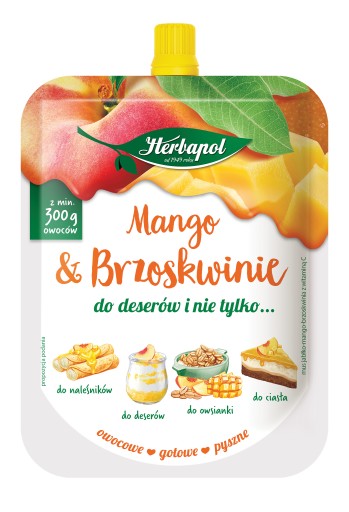 Her.Mangovo-broskyňová pena 300g