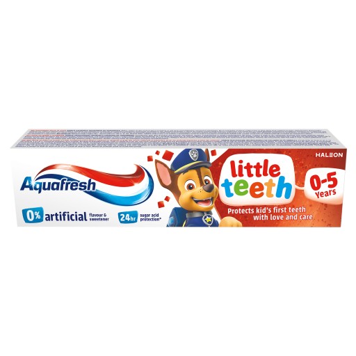 Aquafresh Little Teeth zubná pasta s fluoridom 0-5 rokov 50 ml