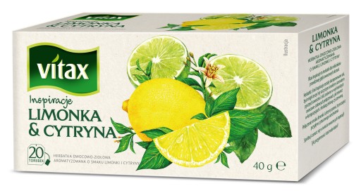 Vitax Čaj Limetka Citrón 20 tb insp.