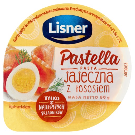 Lisner Egg pastella s lososom 80 g