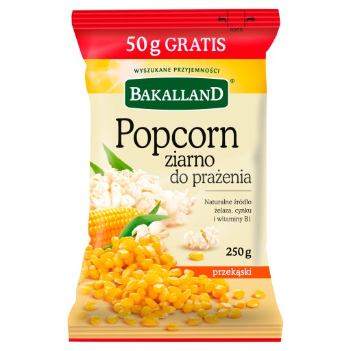 Popcorn zrná na pečenie 250g - Bakalland
