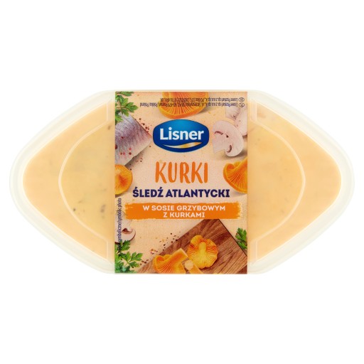 ATLANTICKÝ SLEDE V HUBOVEJ OMÁČKE S liškami 280g LISNER