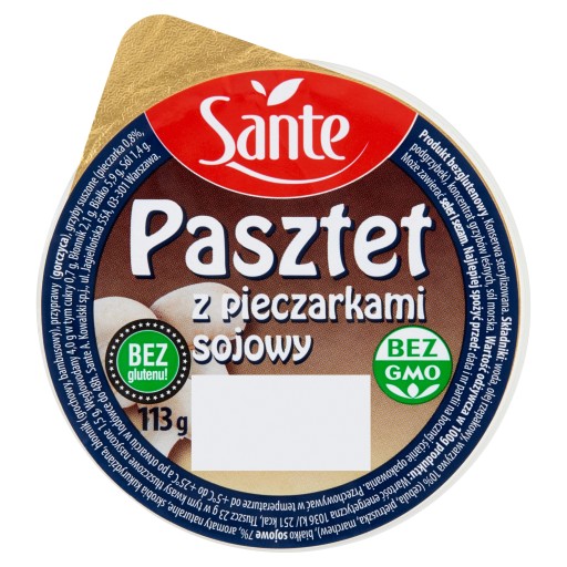 Sante Sójová paštéta s hubami 113 g