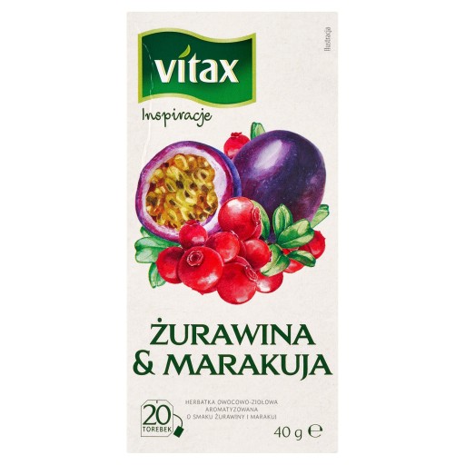 Vitax Mučenkový čaj z brusníc 20 tb