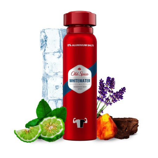OLD SPICE Whitewater Deodorant sprej 0% hliníkových solí 150 ml