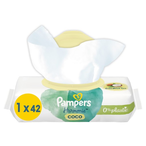 Pampers Harmonie Coco vlhčené obrúsky 42 ks.