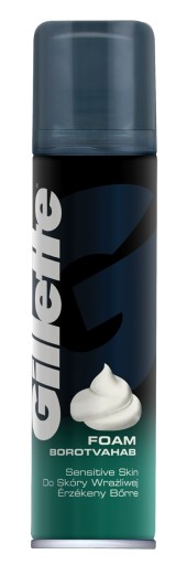 Gillette Classic Pena na holenie pre citlivú pokožku, 200 ml