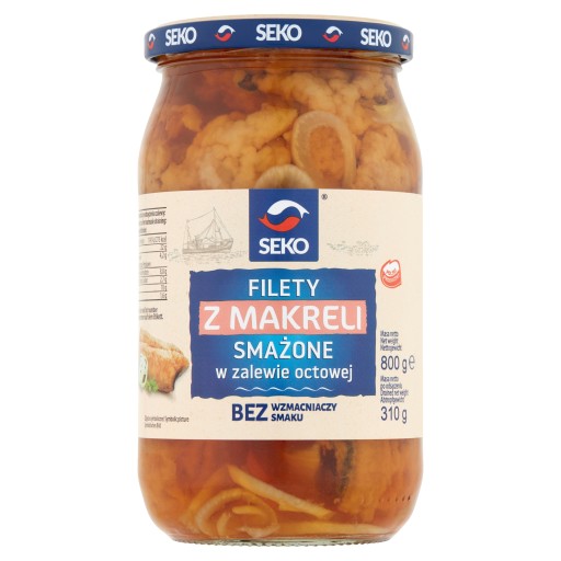 Filety z makrely vyprážané v octovej omáčke seko 800g