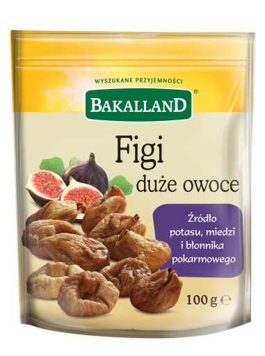 BAKALLAND SELECTION Veľké celé sušené figy 100 g