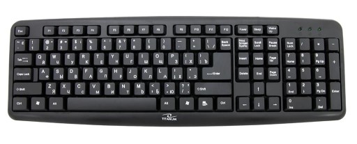 TITANUM Štandardná klávesnica TKR101 USB ruská