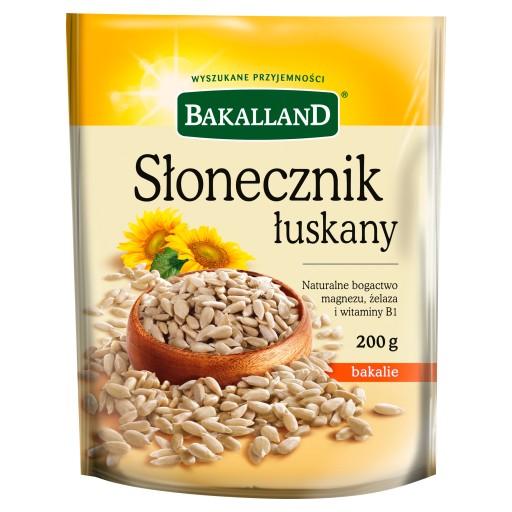BAKALLAND Slnečnicové semienka lúpané 200 g