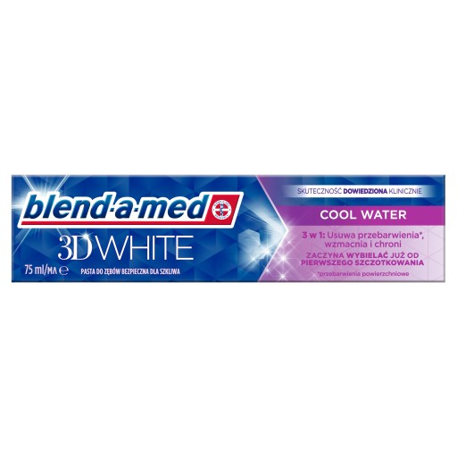 Blend-a-med 3D biela zubná pasta studenej vody