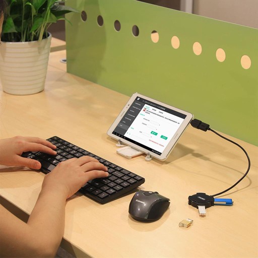 Unitek Y-2178 čierny USB hub pre 4x USB 2.0, malý, Plug&Play