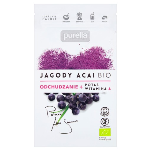 PURELLA Organický prášok z acai bobule + tapioka 21 g