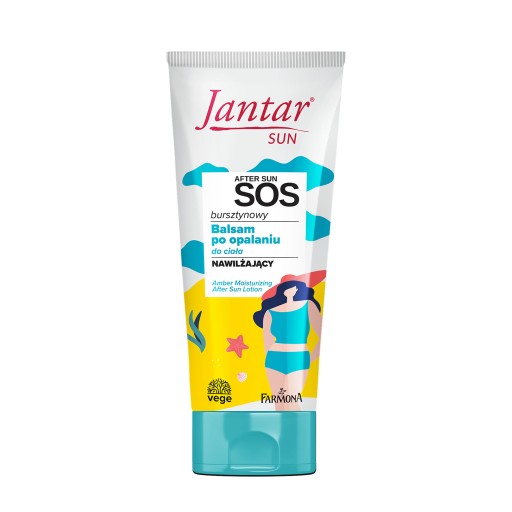 Telové mlieko po opaľovaní Jantar Sun After Sun 200 ml hydratačná omáčka