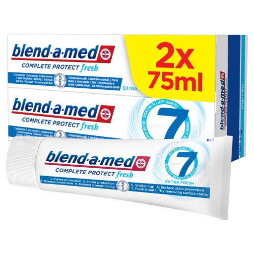 Zubná pasta Blend-a-med Complete 7 2x75ml