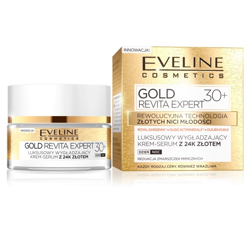 Krém-sérum Eveline Cosmetics Gold Revita Expert