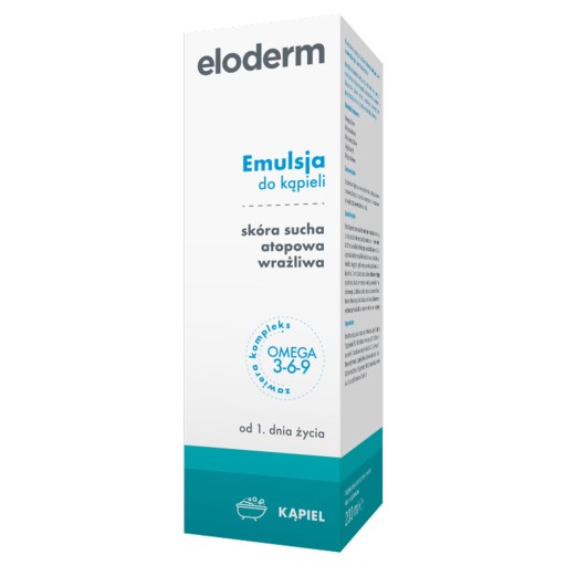 Eloderm emulzia do kúpeľa od 1. dňa života 200ml
