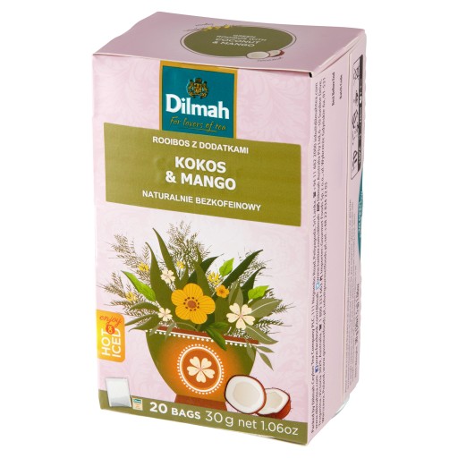 Dilmah Green Rooibos Coconut & Mango 20 x 1,5
