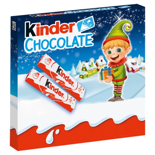 MLIEČNA ČOKOLÁDA KINDER S MLIEČNOU PLNOU