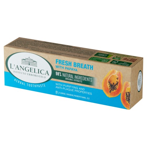 L'ANGELICA ČERSTVÝ DYCH S PAPAJA ANTI-PLAQUE 75ml