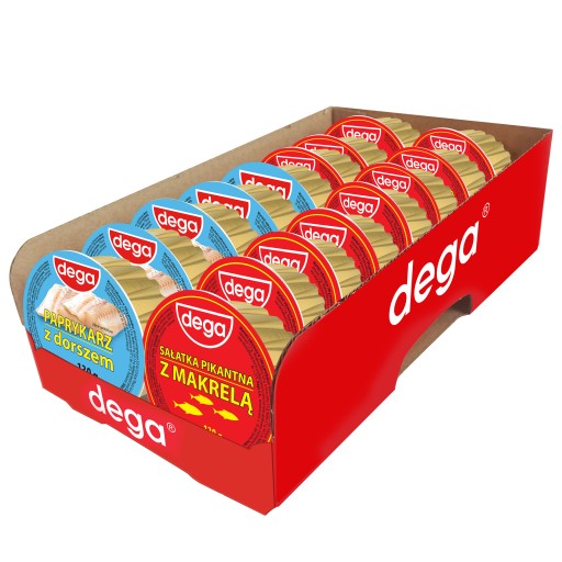 Dega šťukový šalát, makrela 130g