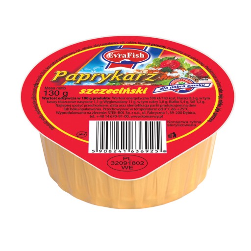PAPRYKARZ SZCZECIŃSKI paradajková ryba BIWAK 130g