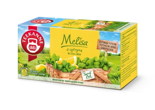 Bylinný čaj Melissa s citrónom Teekanne express 30 g