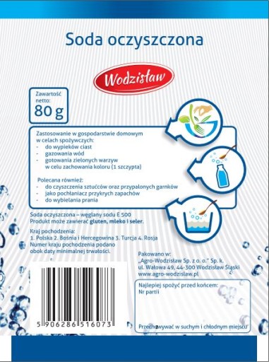 Wodzisław sóda bikarbóna 80g