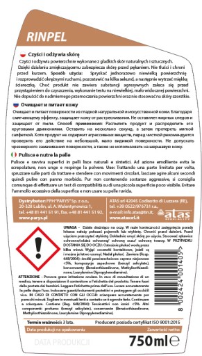 Plak Čistiace a ošetrujúce pleťové mlieko 750 ml Účinné