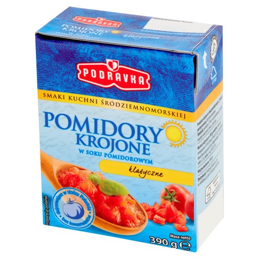 PODRAVKA klasické sekané paradajky 390g