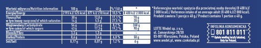 WEDEL BAR VÍLA 40G