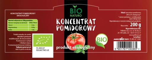 BIO paradajkový pretlak 190g Bio Naturo