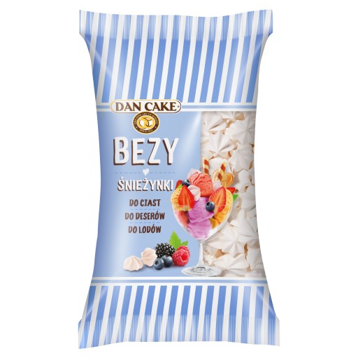 DAN CAKE Pusinky Snehové vločky 100g