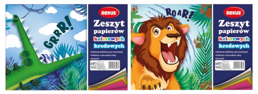 FAREBNÝ ŠKOLSKÝ KRIEDOVÝ PAPIER A5 POĽSKÝ