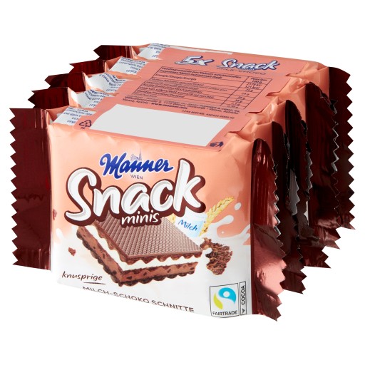 Manner Snack Milch-Schoko Schnitte 5 ks 125g