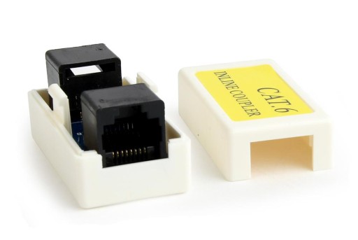 G KONEKTOROVÝ ADAPTÉR PRE KÁBLE RJ-45 F LAN 8P8C CAT 6