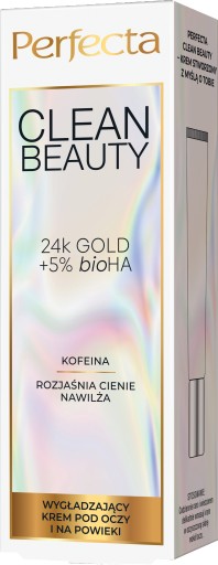 OČNÝ KRÉM S KOFEÍNOM VYHLADZUJÚCI ROZJASŇUJÚCI PERFEKTNÁ ČISTÁ KRÁSA